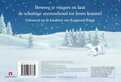 Achterkant van De sneeuwman en de sneeuwhond
