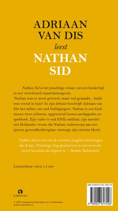 Achterkant van Nathan Sid