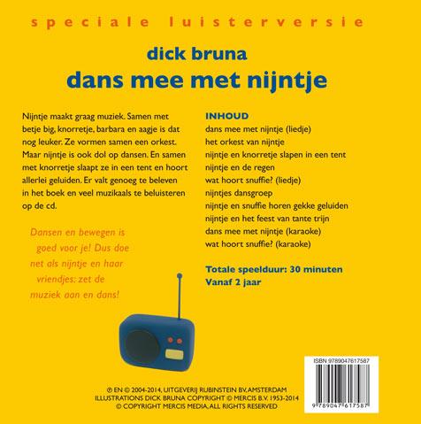 Achterkant van Dans mee met nijntje