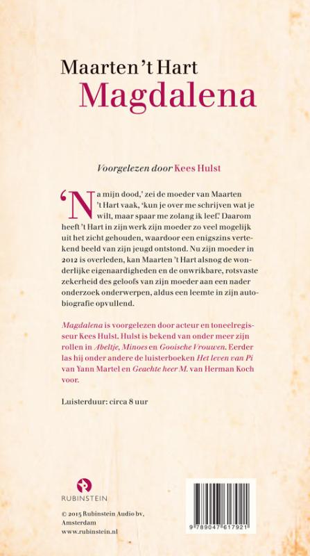 Achterkant van Magdalena