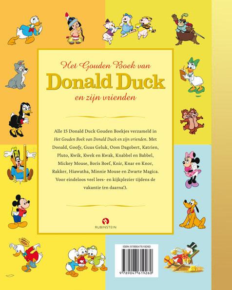 Achterkant van Het gouden boek van Donald Duck en zijn vrienden