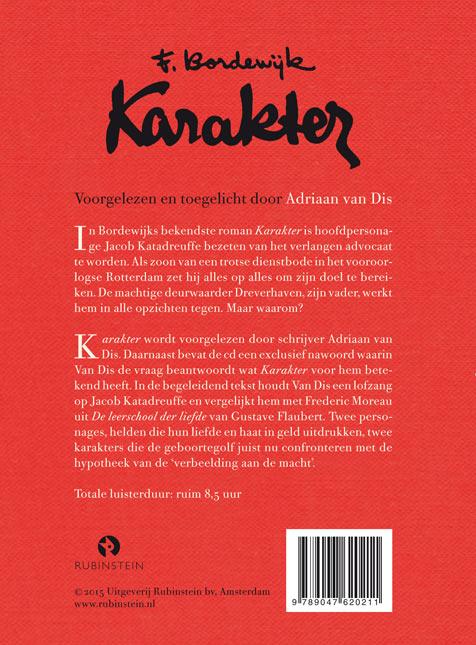 Achterkant van Karakter