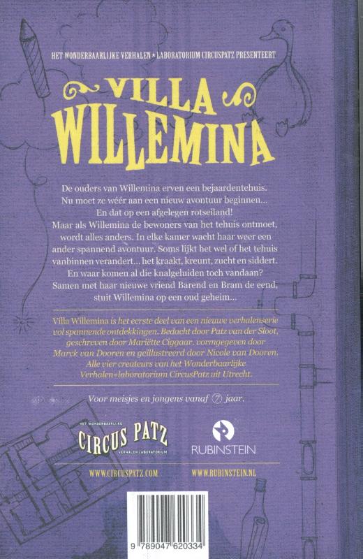 Achterkant van Villa Willemina