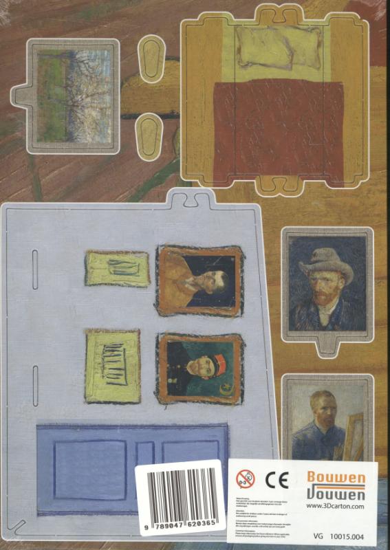 Achterkant van De Slaapkamer van Van Gogh