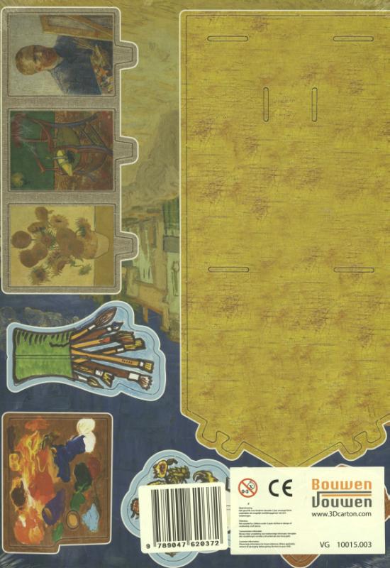 Achterkant van Het gele huis van Van Gogh