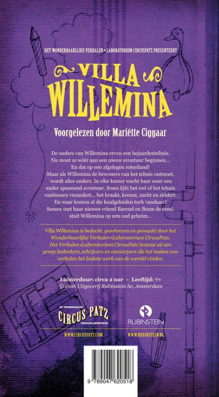 Achterkant van Villa Willemina
