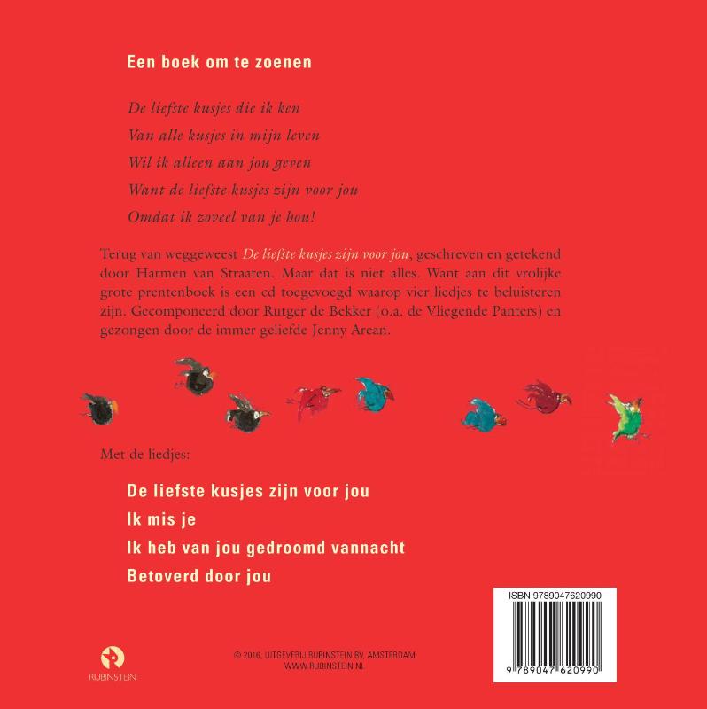 Achterkant van De liefste kusjes zijn voor jou