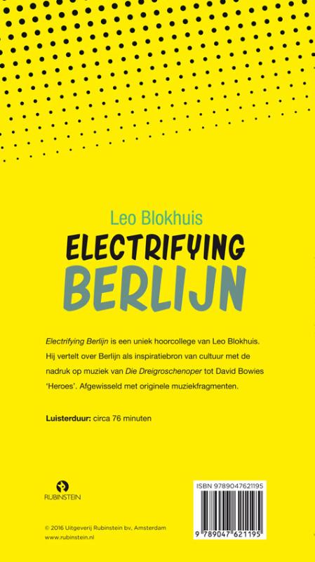 Achterkant van Electrifying Berlijn