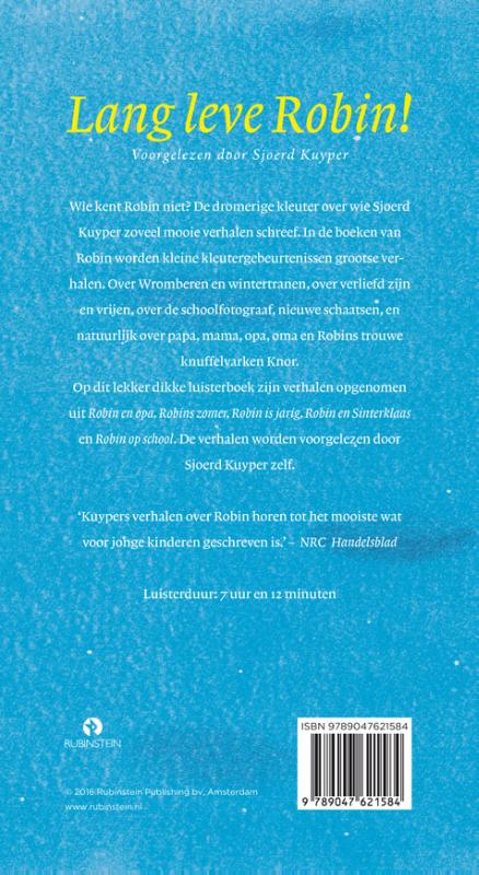 Achterkant van Lang leve Robin!
