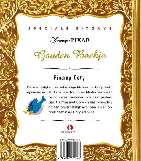 Achterkant van Finding Dory