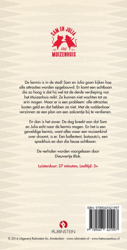 Achterkant van Op de kermis