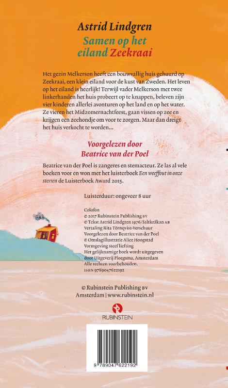 Achterkant van Samen op het eiland Zeekraai