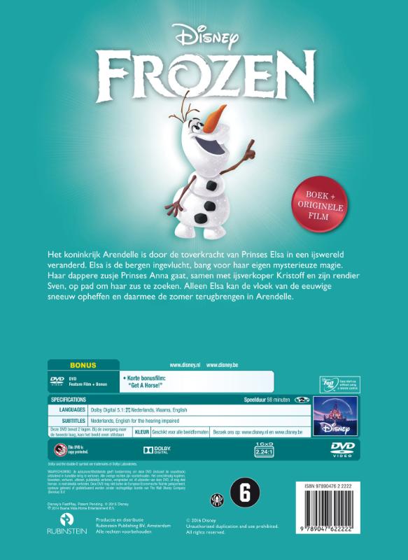 Achterkant van Frozen