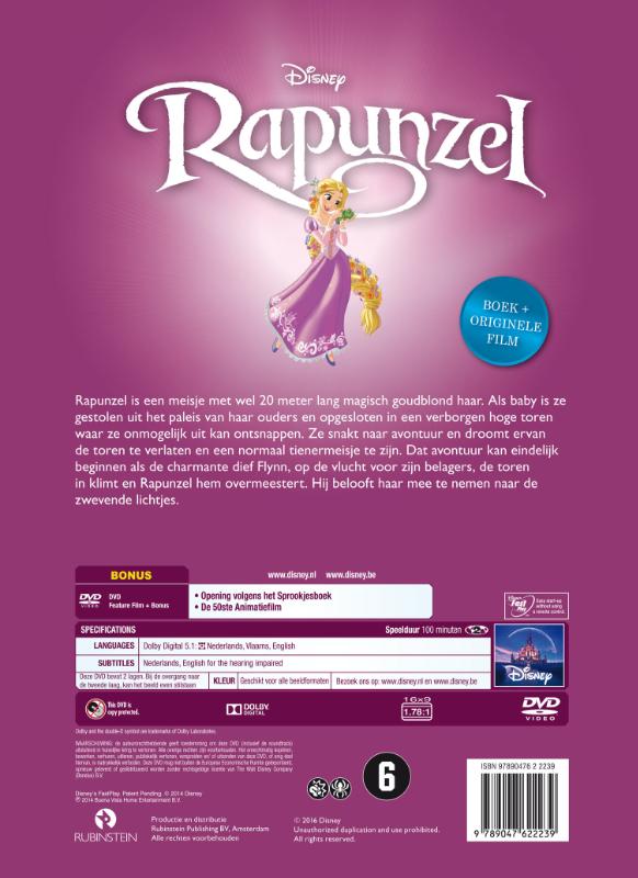 Achterkant van Rapunzel
