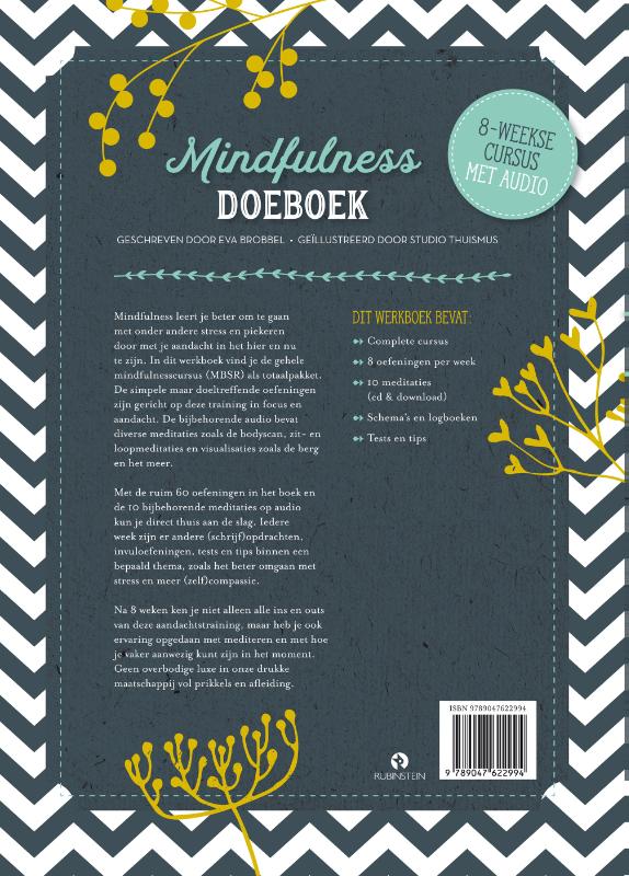 Achterkant van Mindfulness Doeboek