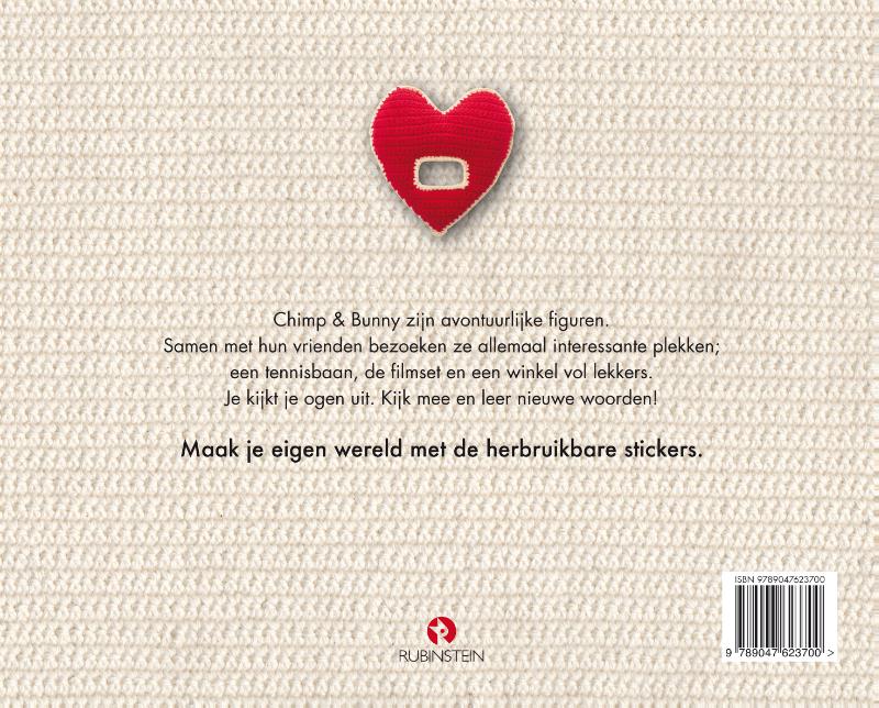 Achterkant van Chimp & Bunny
