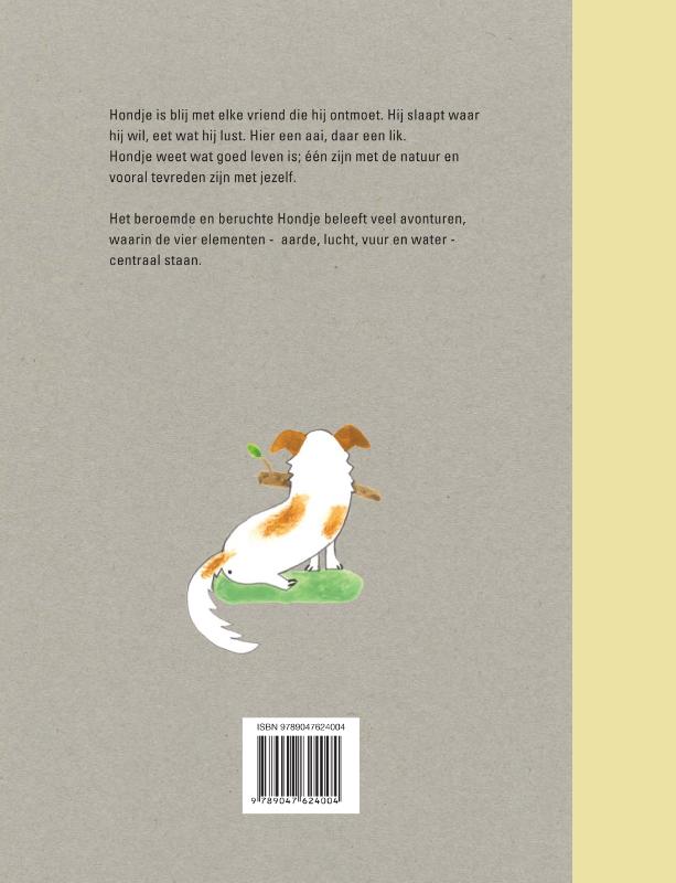 Achterkant van Het goede leven van Hondje (de enige echte)