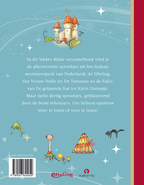 Achterkant van De Efteling sprookjes omnibus