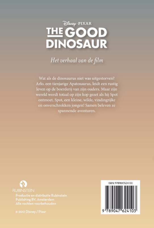 Achterkant van The Good Dinosaur