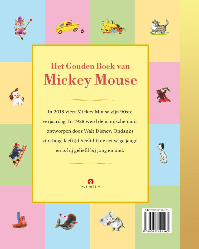 Achterkant van Het Gouden Boek van Mickey Mouse