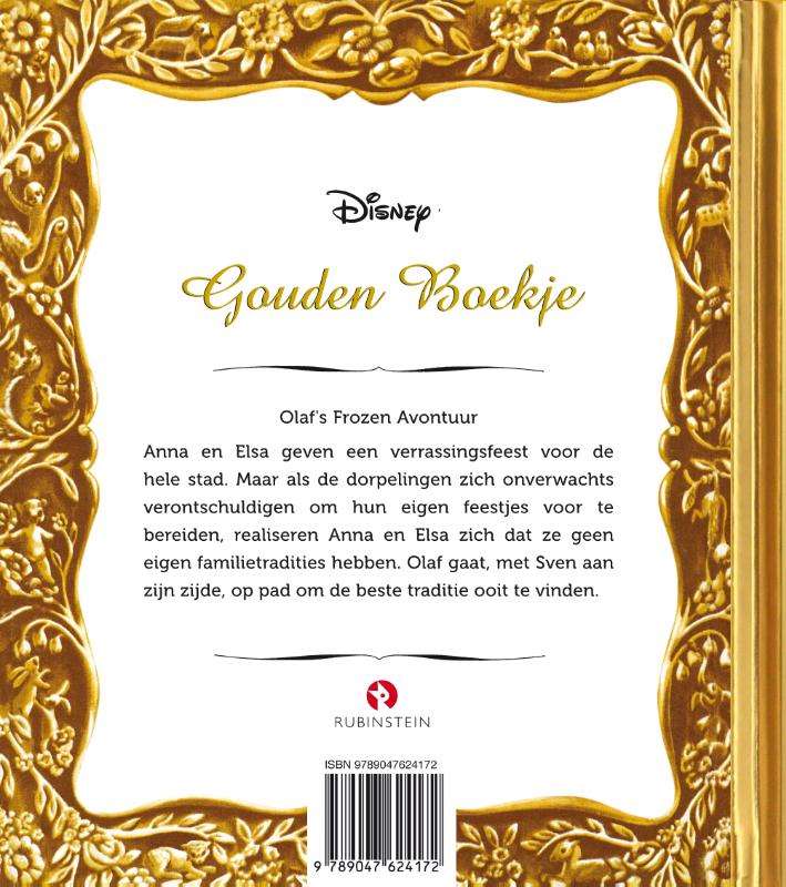 Achterkant van Olaf’s Frozen avontuur