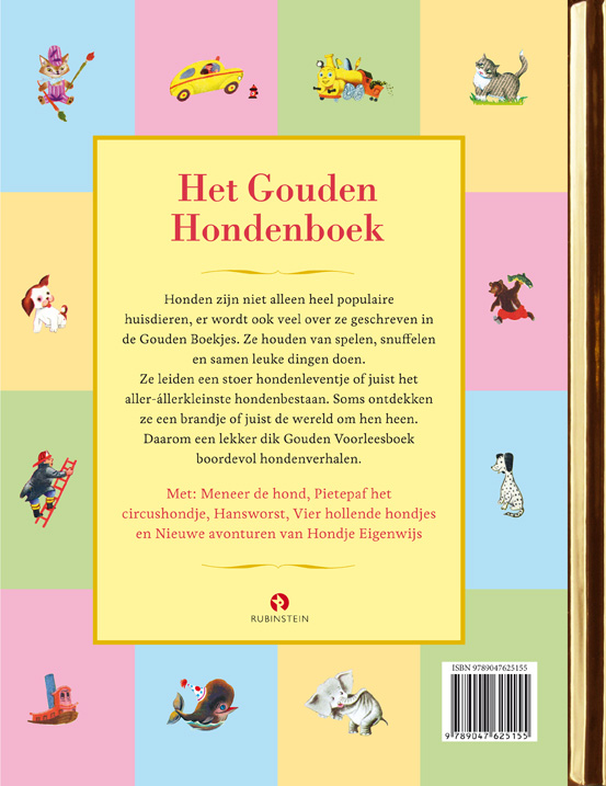 Achterkant van Het gouden hondenboek