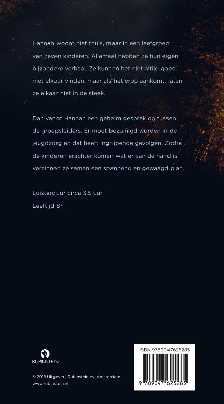Achterkant van Niet thuis