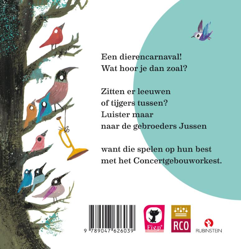 Achterkant van Carnaval der Dieren