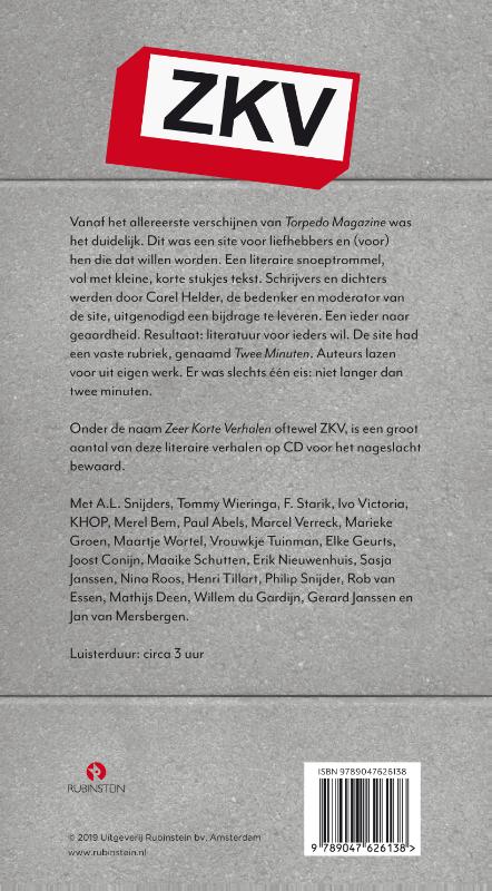 Achterkant van ZKV