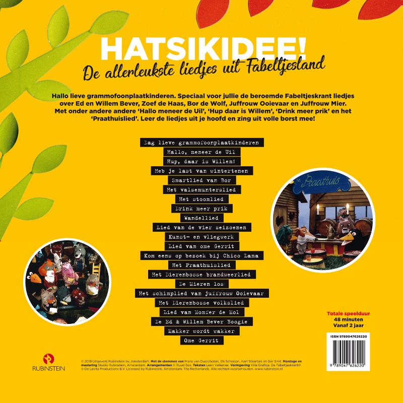 Achterkant van Hatsikidee!