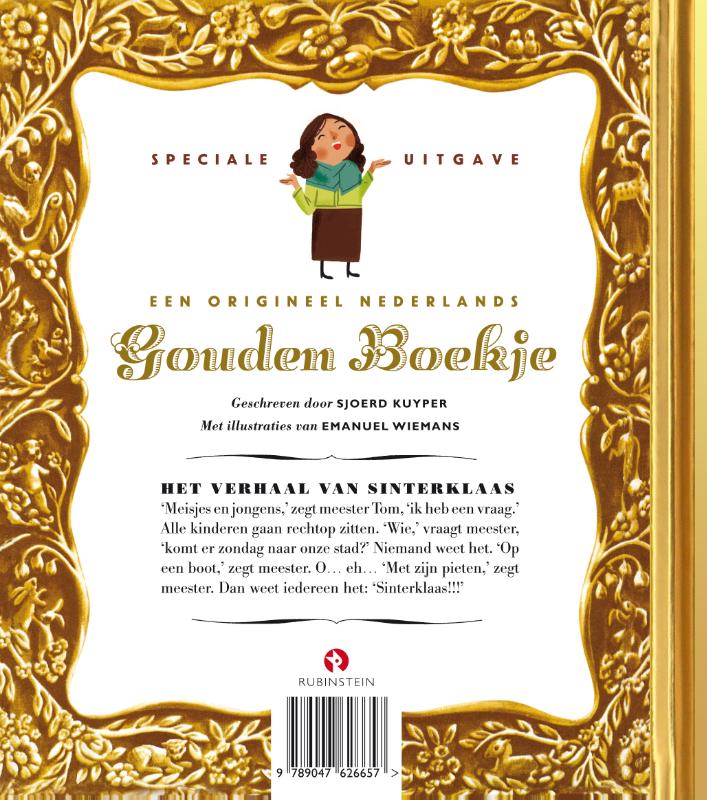 Achterkant van Het verhaal van Sinterklaas