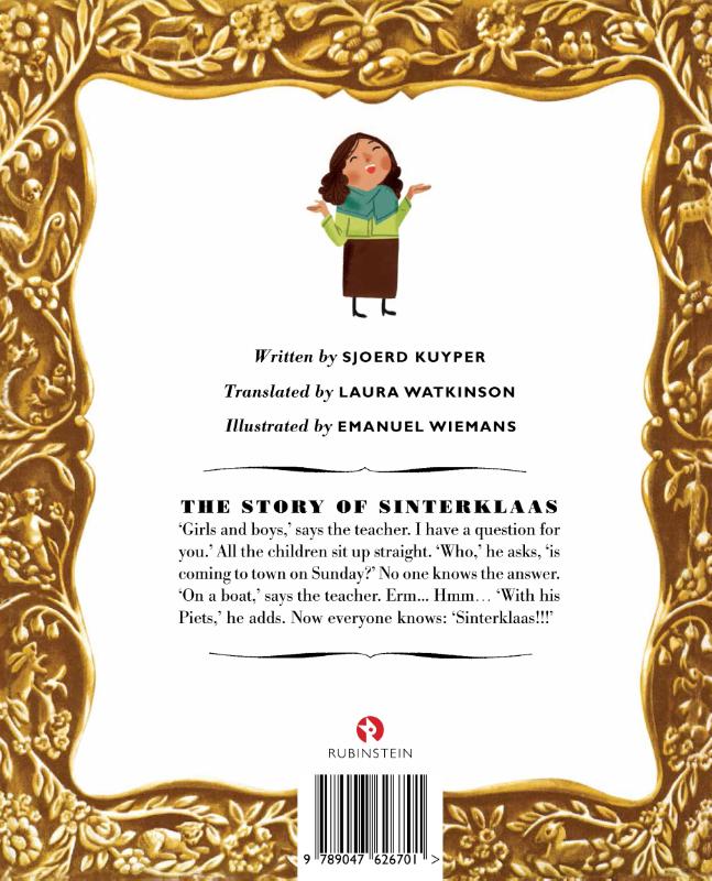 Achterkant van The Story of Sinterklaas