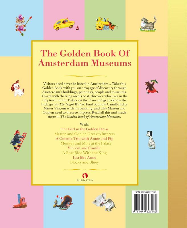 Achterkant van The Golden Book of Amsterdam Museums