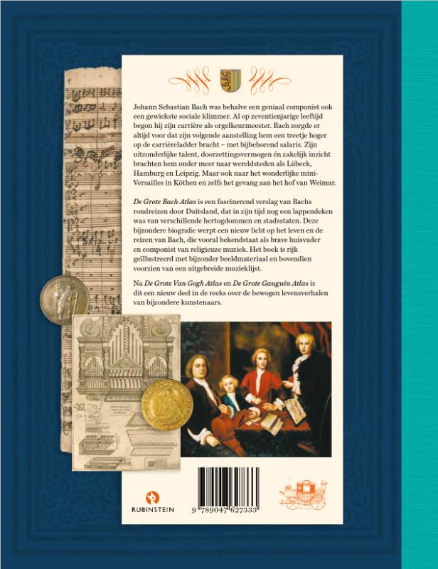 Achterkant van De grote Bach atlas