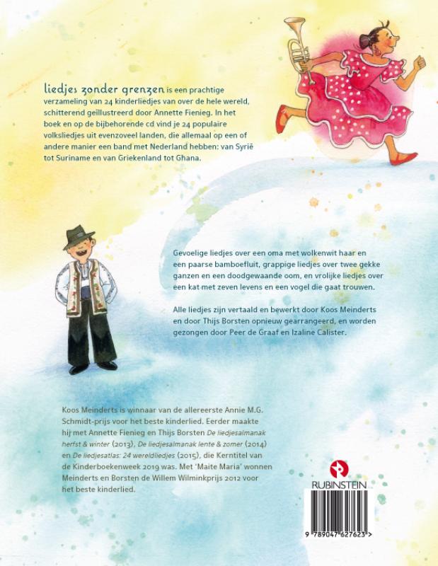 Achterkant van Liedjes zonder grenzen