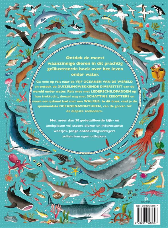 Achterkant van De grote oceanenatlas