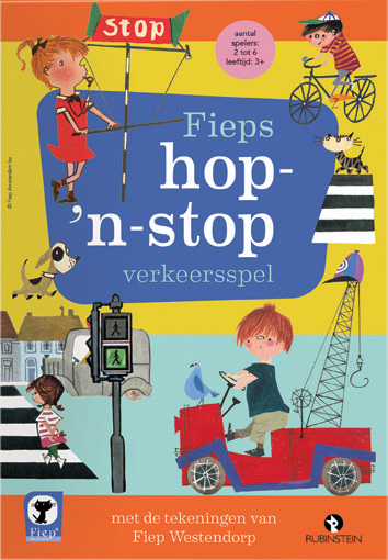 Achterkant van Fiep Hop en Stop Verkeersspel