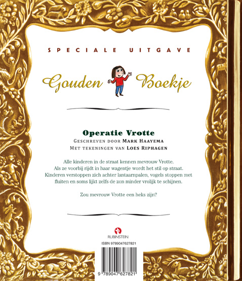 Achterkant van Operatie Vrotte