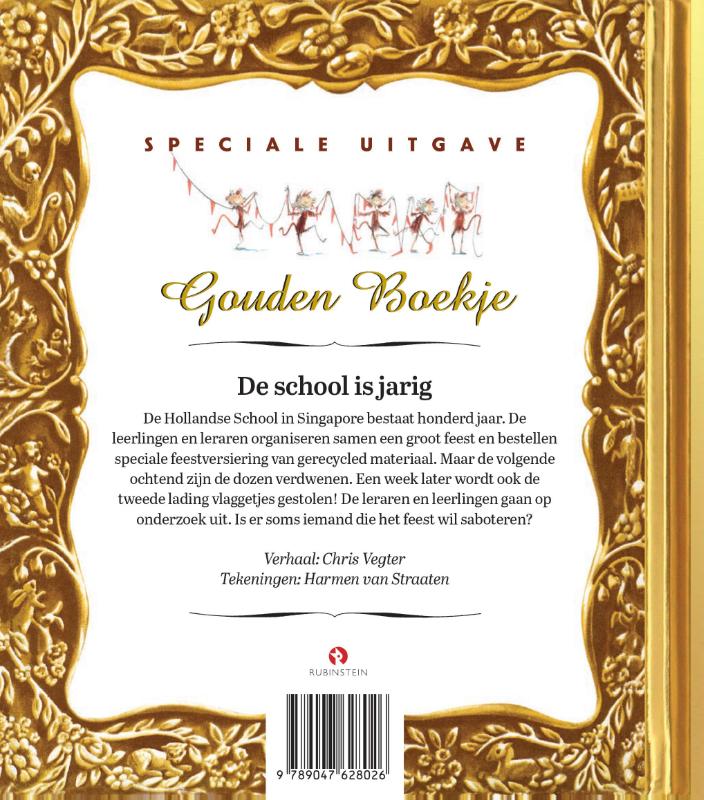Achterkant van De school is jarig