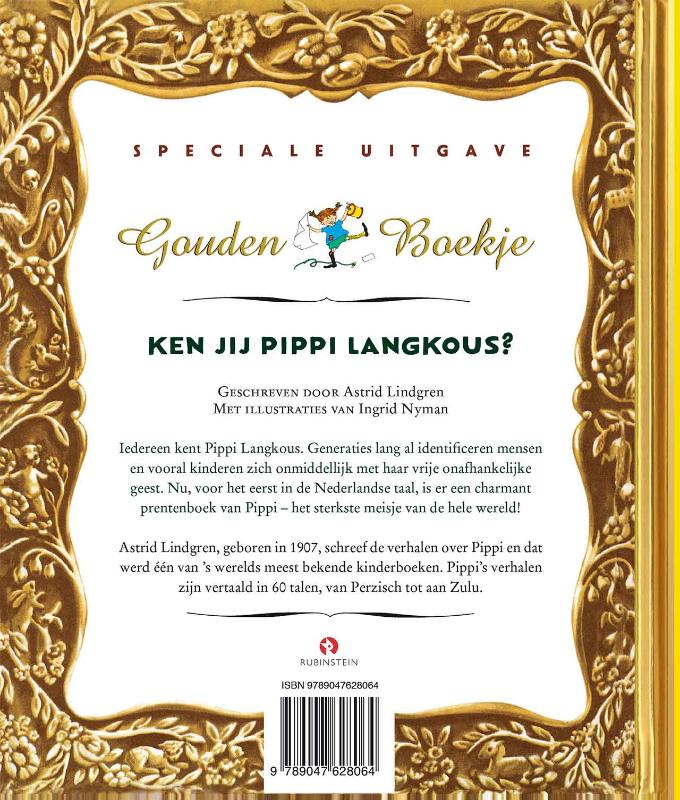 Achterkant van Ken jij Pippi Langkous?