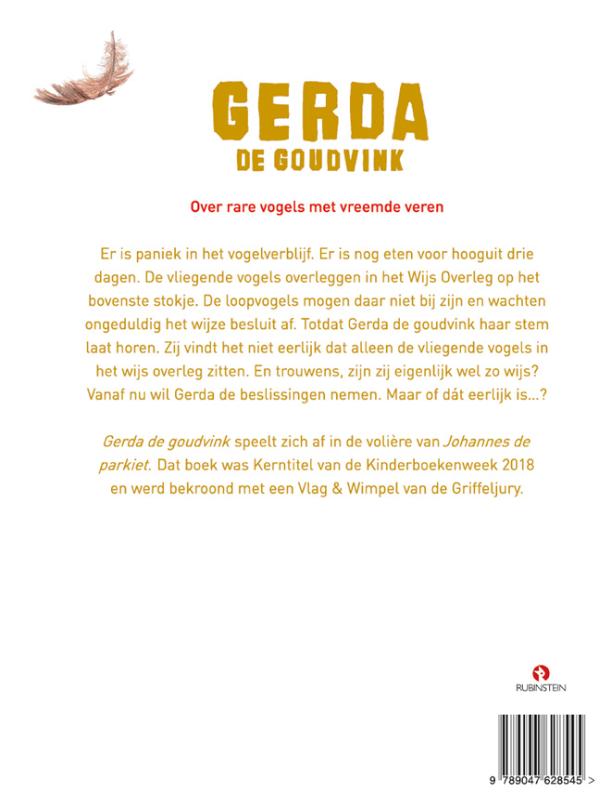 Achterkant van Gerda de Goudvink