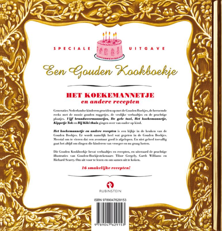 Achterkant van Het koekemannetje en andere recepten