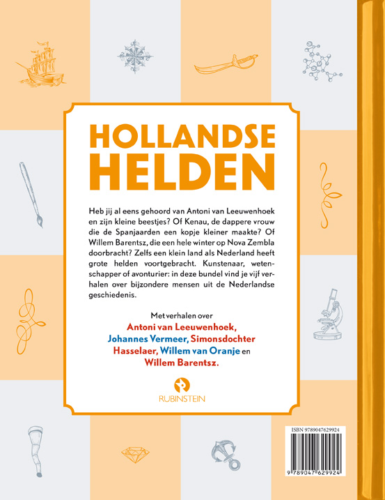 Achterkant van Hollandse helden
