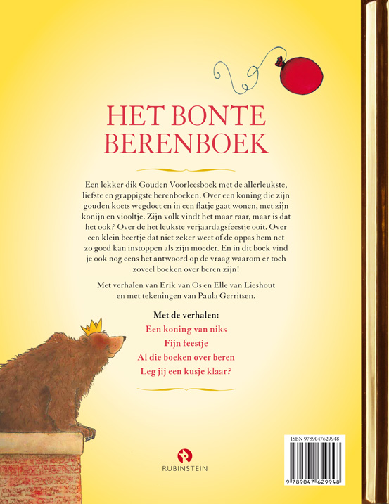 Achterkant van Het bonte berenboek