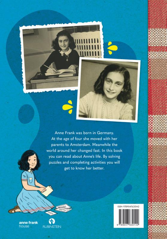 Achterkant van The World of Anne Frank Activity Book
