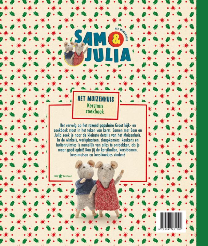 Achterkant van Kerstmis zoekboek
