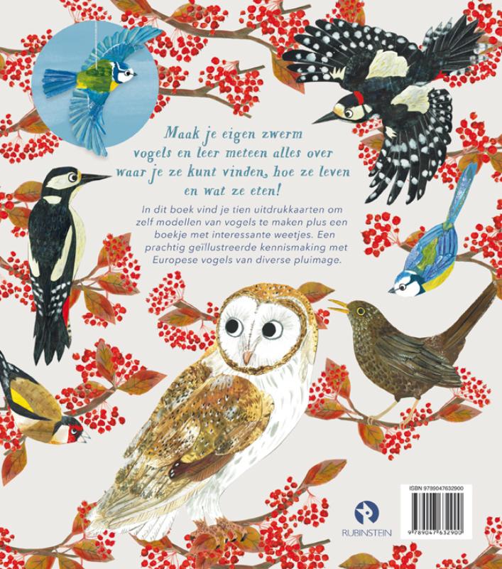 Achterkant van Veren maken de vogel