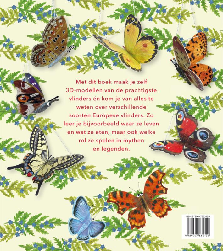 Achterkant van Vleugels maken de vlinder