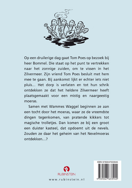 Achterkant van Tom Poes. Het geheim van het Nevelmoeras