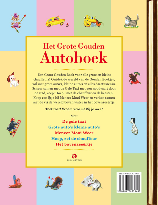 Achterkant van Het grote gouden autoboek